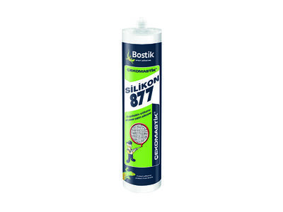 Bostik Çekomastik 877 Duşakabin Silikonu 280 ml Şeffaf 25 adet koli