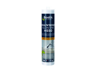 Bostik H550 Yüksek Kalite Genel Amaçlı Hibrit Mastik Ve Yapıştırıcı 290 Ml Kartuş Kolide 12 Adet