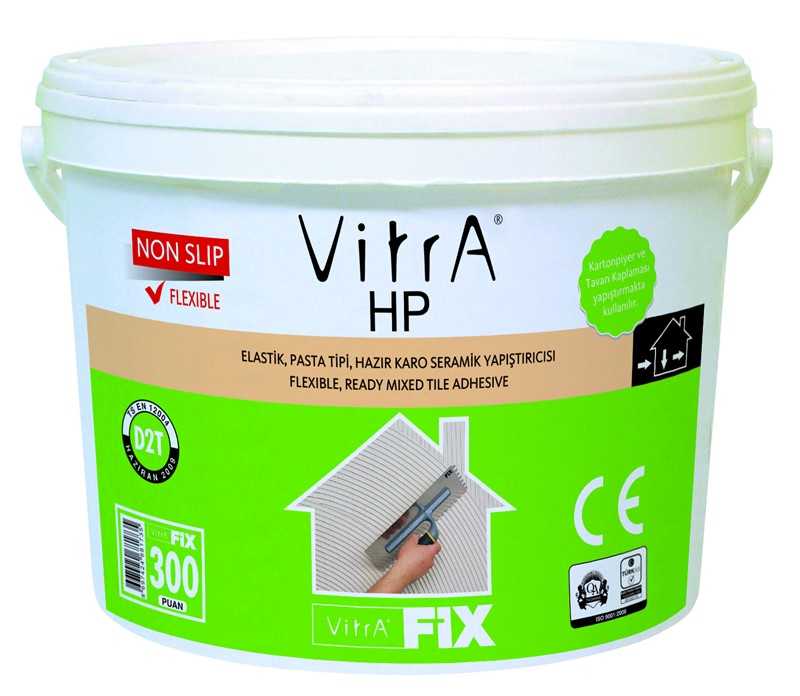 Vitra Fix Hp Pasta Tipi Kullanima Hazir Ozel Amacli Karo Seramik Yapistiricisi Beyaz Insaat Malzemeleri Yapistirma Harclari Vitra Fix