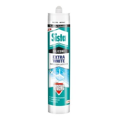 Sista Extra White Banyo Ve Mutfak Silikonu 280 ml Beyaz 25 Adet Koli