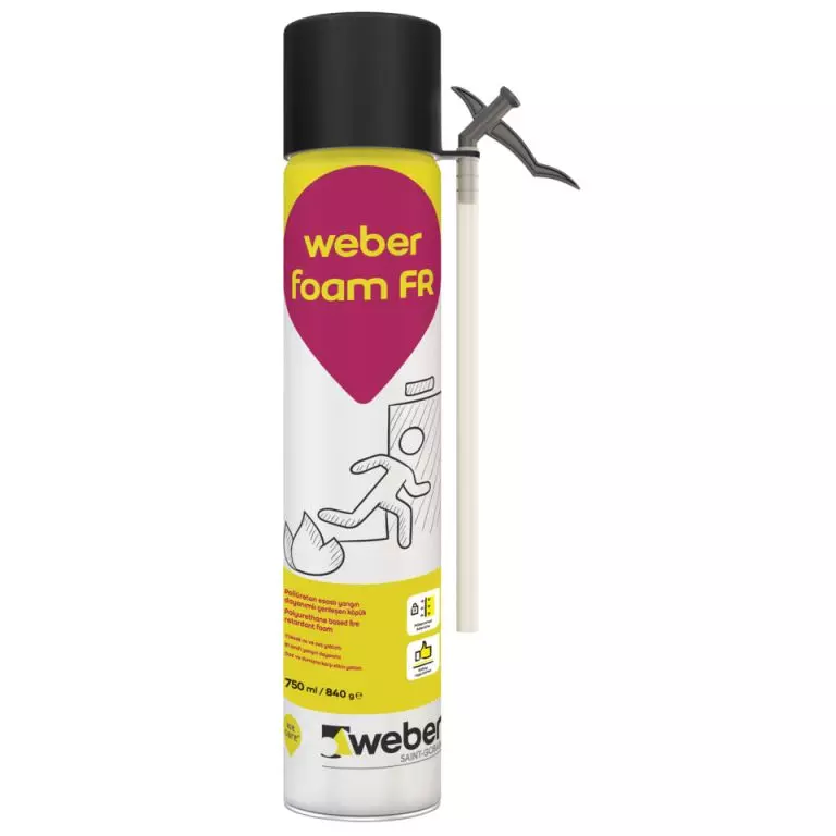 Weber - Weber Foam FR Yangına Dayanıklı Poliüretan Köpük 750 ml